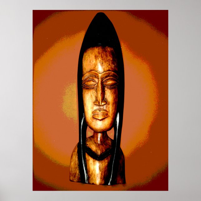 POSTER MÁSCARA AFRICANA (Frente)