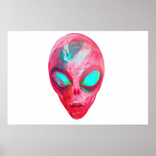Poster máscara alienígena