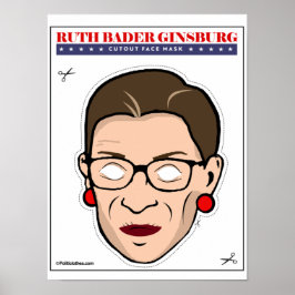 Poster Máscara de Descolagem de Cartoons RBG