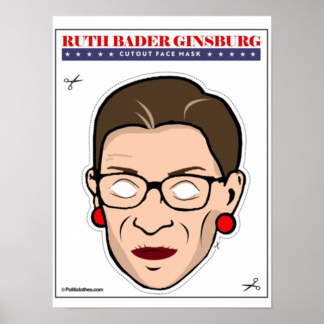 Poster Máscara de Descolagem de Cartoons RBG (Frente)