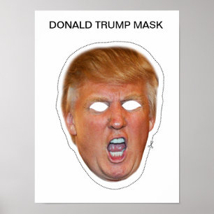 Pôster Máscara de Donald Trump