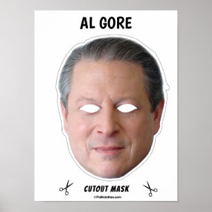 Poster Máscara de Halloween AL GORE