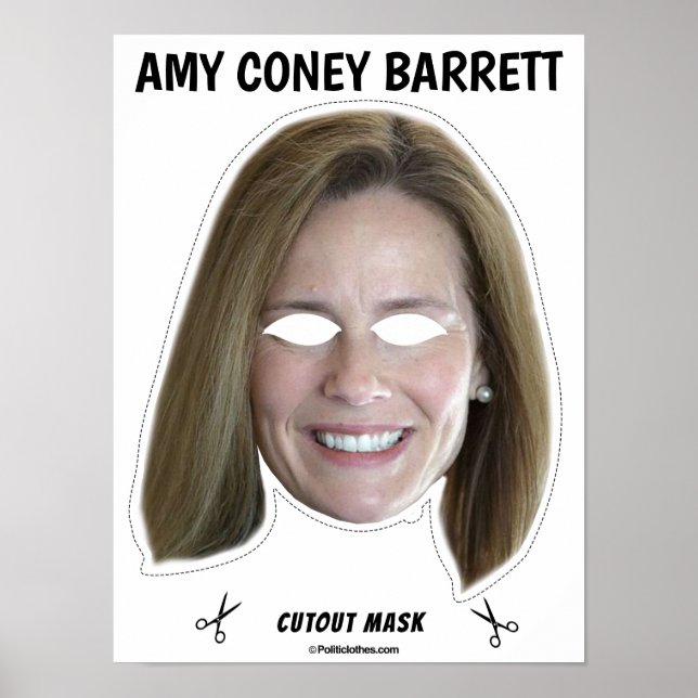 Poster Máscara de Halloween de AMY CONEY BARRETT (Frente)