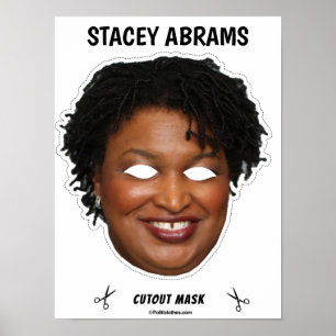 Poster Máscara de Halloween STACEES ABRAMS
