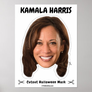 Poster Máscara de Kamala Harris