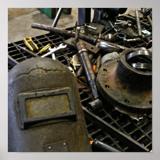 Pôster máscara de soldadura