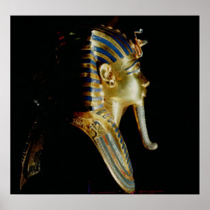 Pôster Máscara Dourado de Tutankhamun