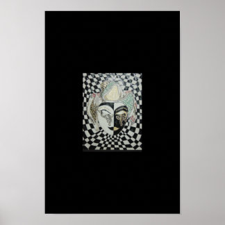 Pôster Máscara veneziana