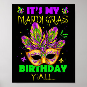 Poster Mascarada Birthday Gift Parade Costume Party