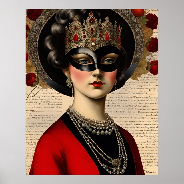 Poster Mascarada Mulher (Frente)