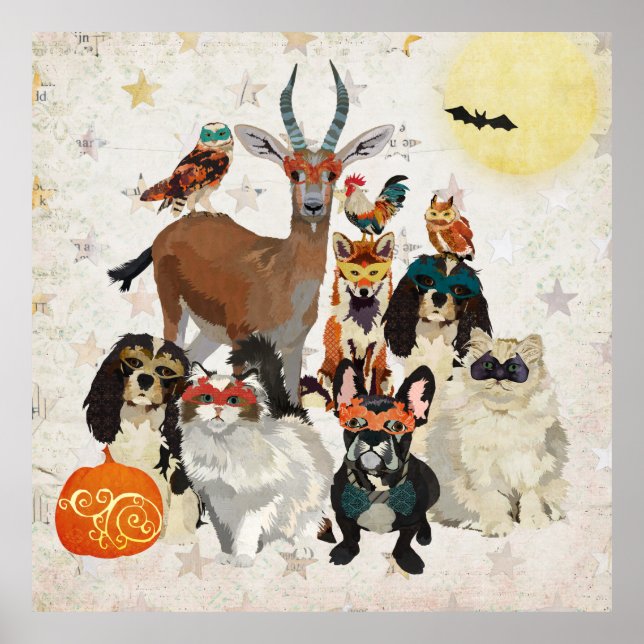 POSTER MASCARADA PARTY (Frente)