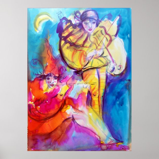 POSTER MASCARADA VENETIANO/NOTURNO MUSICAL (Frente)