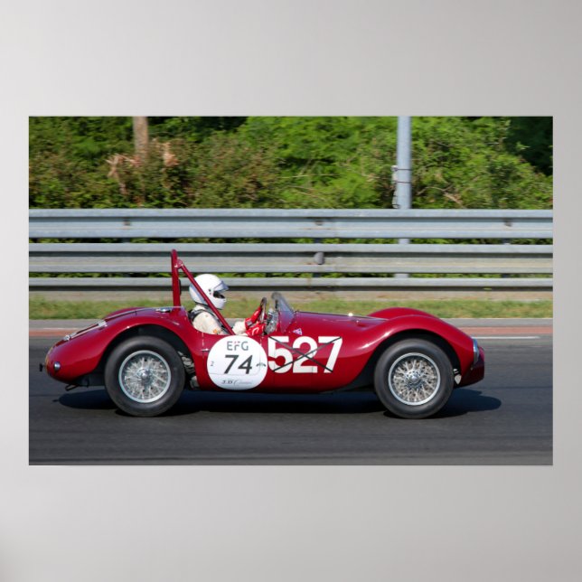 Poster Maserati A6 GCS Barchetta Le Mans Classic (Frente)