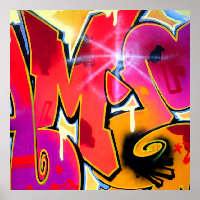 Poster Mash-Up Laranja (Frente)