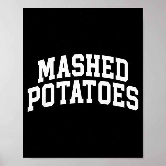 Poster Mashed Potatoes Thanksgiving, Potatoes Thanksgivin (Frente)