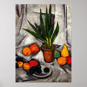 Poster Mashkov - A vida com plantas e Frutas