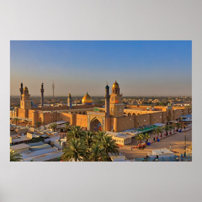 Poster Masjid al-Kufa Islamic Wall Art | Historic Mosque  (Frente)