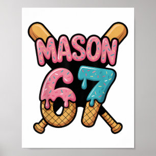 Poster Mason 67 Sorvete Drip Venda 