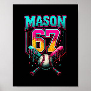 Poster Mason 67 Sorvete Engraçado Gotejante Bysebyll Sorv