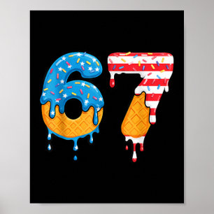 Poster Mason 67 Sorvete Gotejamento Meme Seis Sete Bandei