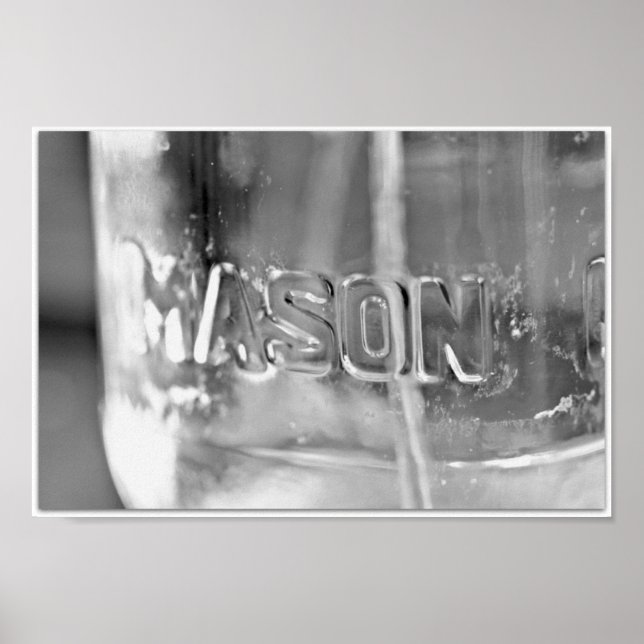 Pôster Mason Jar (Frente)
