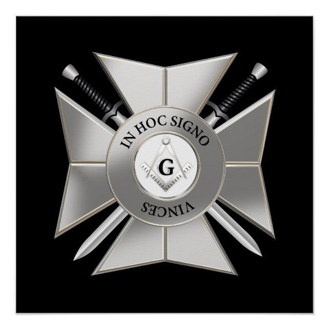 Pôster Masonic cross (Frente)