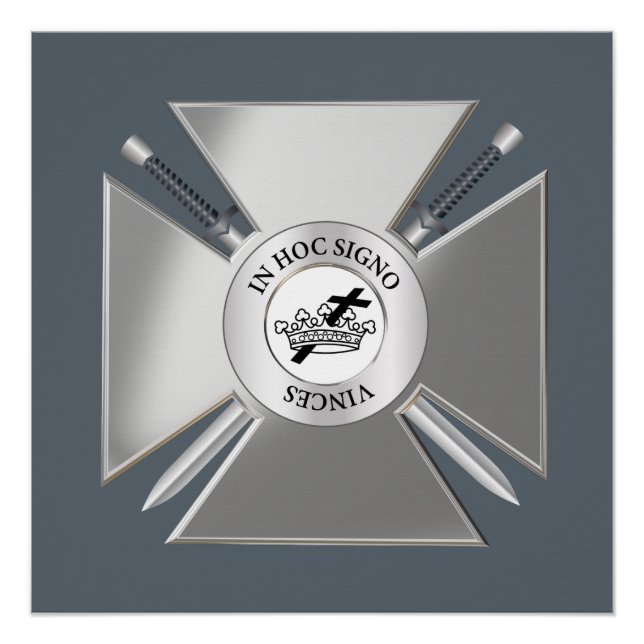 Pôster Masonic cross (Frente)