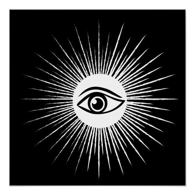 Pôster Masonic eye (Frente)
