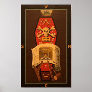 Pôster Masonic Tracing Board - Master Mason 2