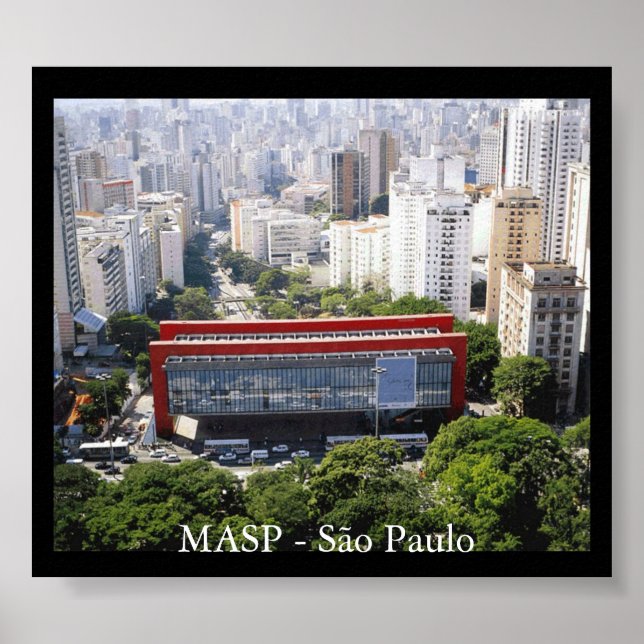 Pôster MASP - São Paulo (Frente)