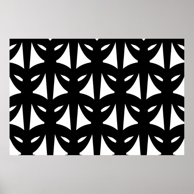 Poster Masquerade in Black & White (Frente)