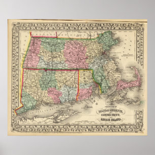 Poster Massa, conexão, mapa de RI por Mitchell