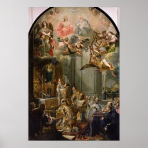 Pôster Massa para a ordem de Trinitarians, 1666