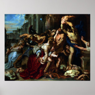 Poster Massacre dos Innocents por Peter Paul Rubens