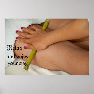 Pôster Massagem de bambu