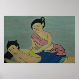 Poster Massagem tradicional tailandesa