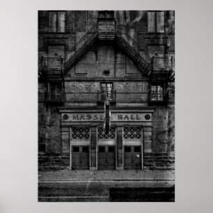 Poster Massey Hall No 1 Versão de Filme Antigo