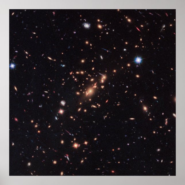 Poster Massive Galaxy Cluster Macs J2129-0741 (Frente)