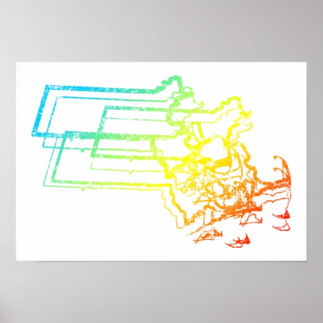 Pôster massMassachusetts, relaxe (Frente)