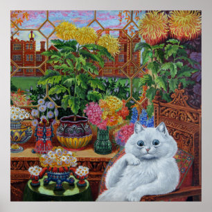 Poster "Master of Cat College" de Louis Wain