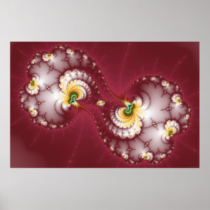 Poster Mastigação Óssea de Cão - Fractal