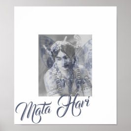 Poster Mata Hari - Margaretha Geertruida - borboleta