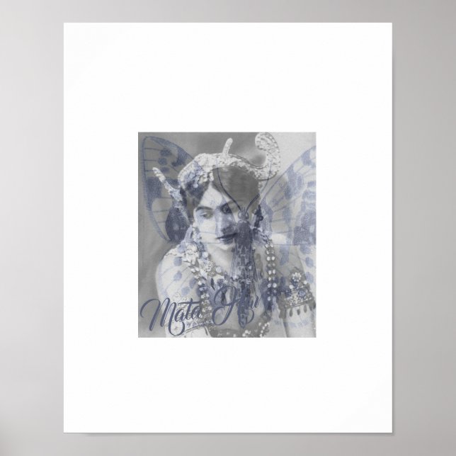 Poster Mata Hari – Margaretha Geertruida – butterfly (Frente)