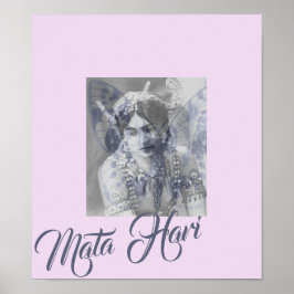 Poster Mata Hari – Margaretha Geertruida – butterfly