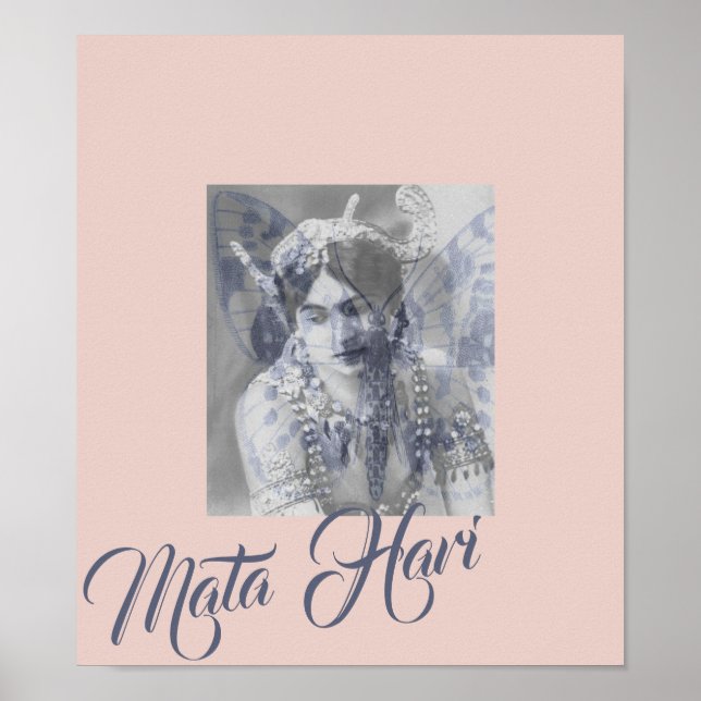 Poster Mata Hari – Margaretha Geertruida – butterfly (Frente)