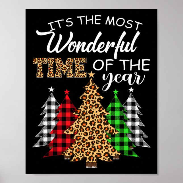 Poster Matadouro da Xadrez do Leopardo de Natal (Frente)
