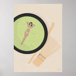 Poster Matcha Bath
