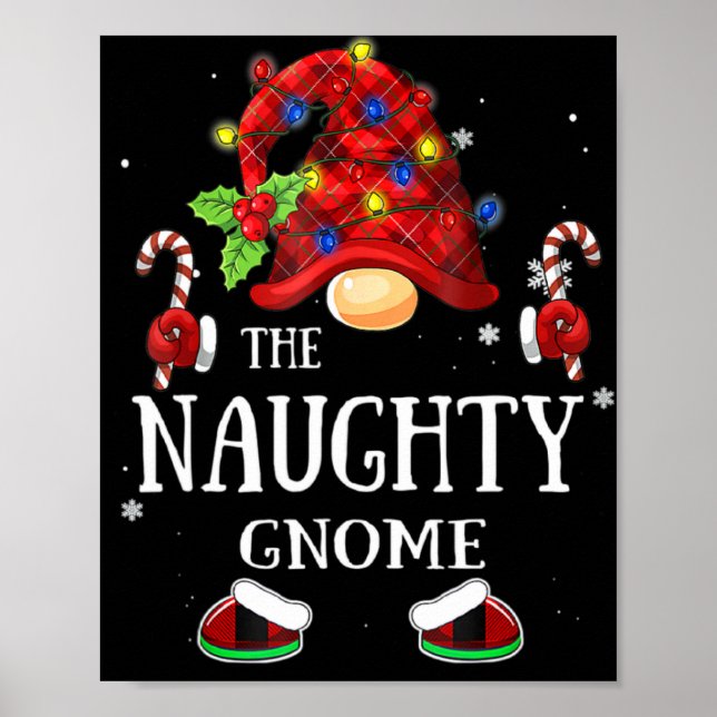 Poster Matching Family The Naughty Gnome Christmas Group  (Frente)