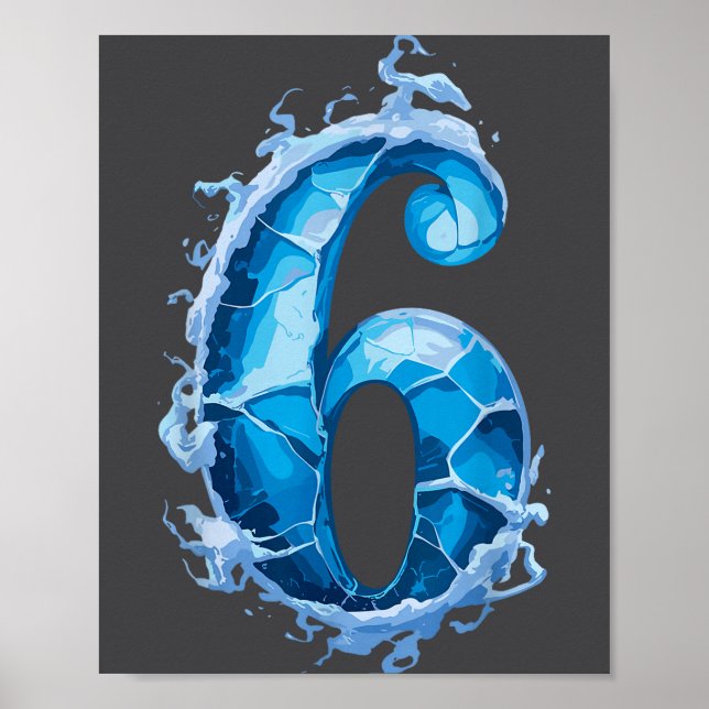 Poster Matching Six Seven Flaming Ice Funny Meme 67 Coupl (Frente)