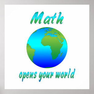 Pôster Matemática abre mundos